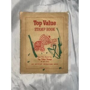 Top Value Stamp Book Used and Filled
